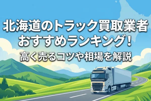 北海道のトラック買取業者おすすめランキング！高く売るコツや相場を解説